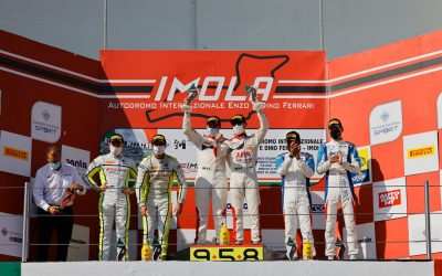 Jacopo Guidetti trionfa a Imola e conquista il primo successo nel GT Italiano